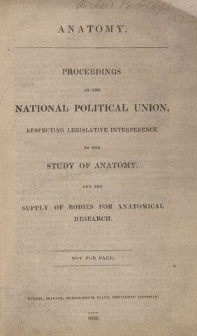 regolamentazione la pratica dell’autopsia