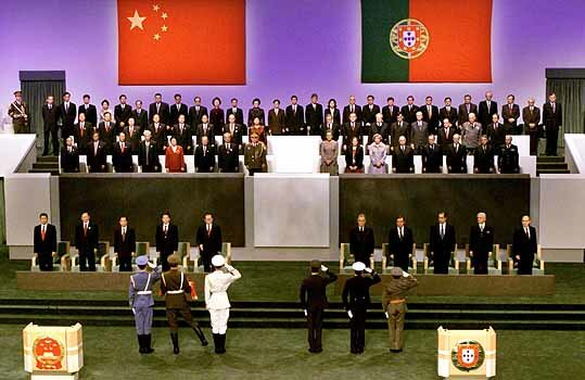 Transferência da soberania de Macau