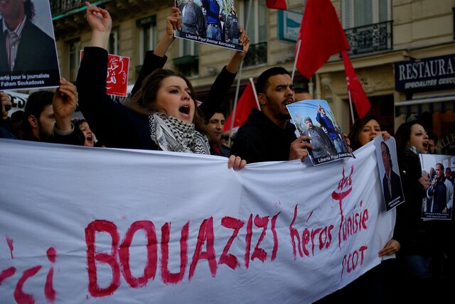 Protestas de Mohamed Bouazizi en Túnez