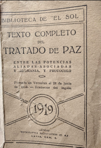 Tratado de Versalles