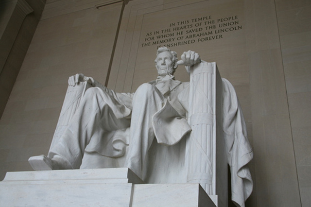 Lincoln is buried.