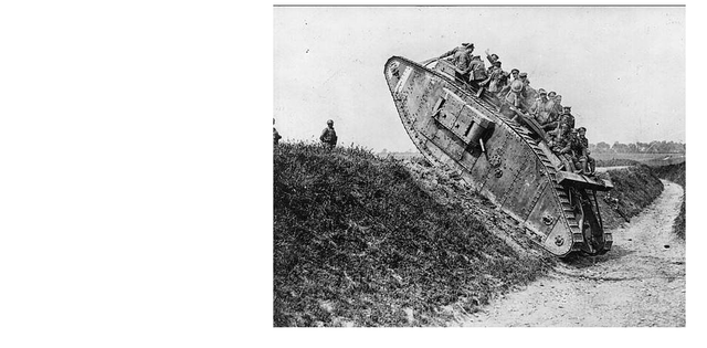 Poprvé použity tanku