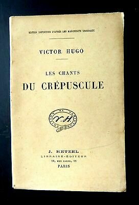 “Les Chants du crépuscule”