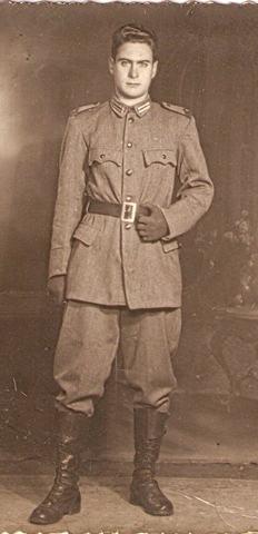 He did the military service