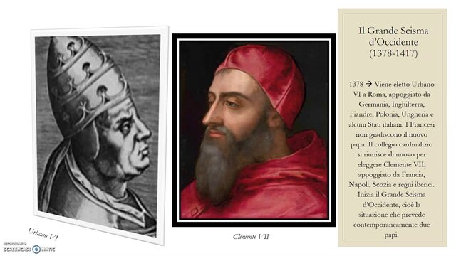 Papa e antipapa: Scisma d'occidente
