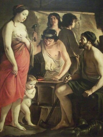 Venus dans la forge de Vulcain/Frère le Nain