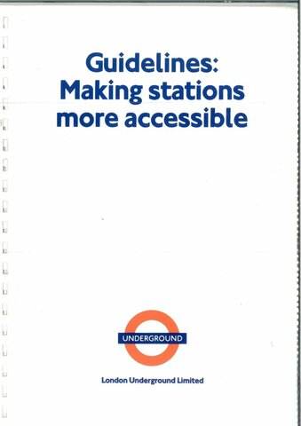 Sortie du guide : Making stations more accessible