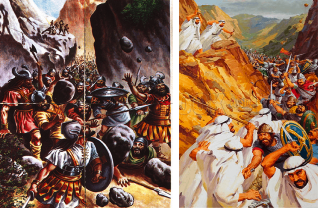 Carlemany signa la pau amb els musulmans