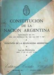 la constitución de argentina