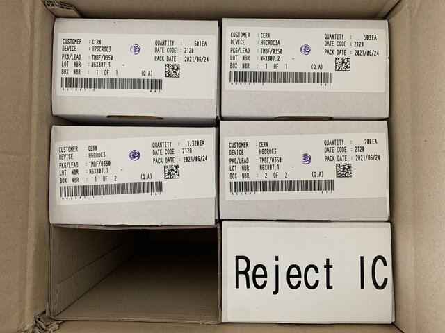 ROCv3s received at CERN