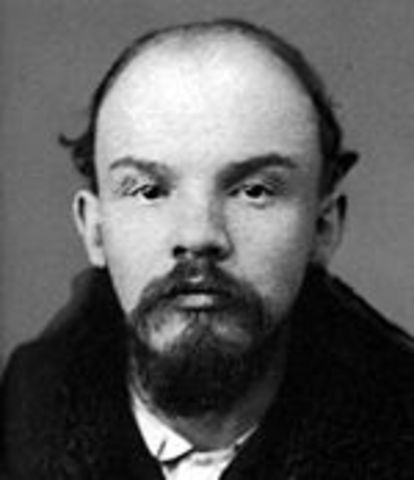 Bolshevik Revolution; Lenin takes power.