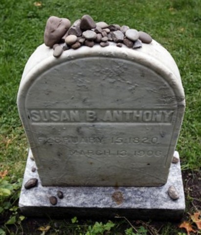 Susan B. Anthony passes away.