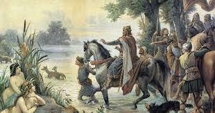 Signatura de pau entre els Francs i els musulmans