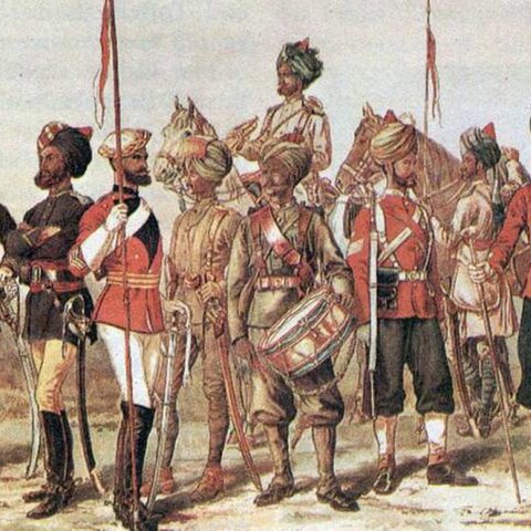 LA CORONA INGLESA LLEVO A INDIA A LA GUERRA