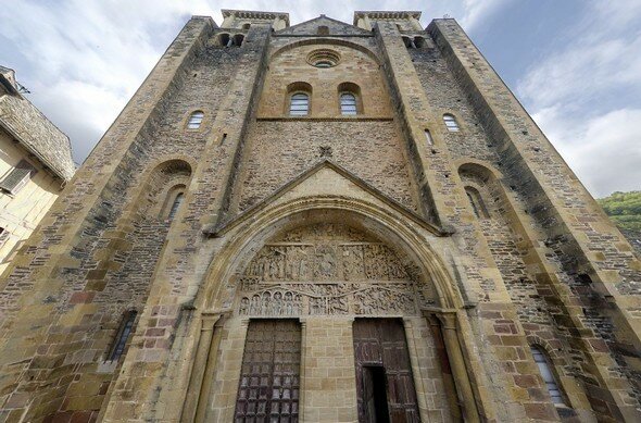 La iglesia abacial de Sainte-Foy de Conques.