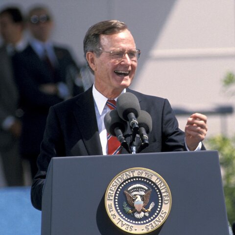 George H. W. Bush Becomes The 41st President