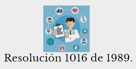 Resolución 1016 de 1989