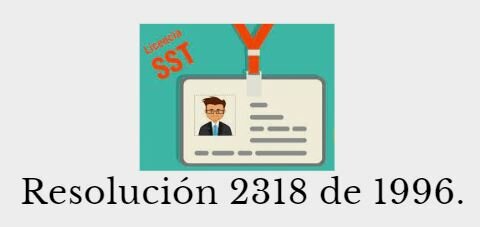 Resolución 2318 de 1996