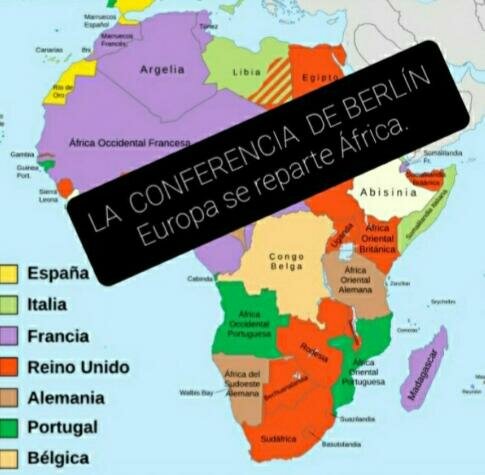 La conferencia de Berlín en el reparto de África