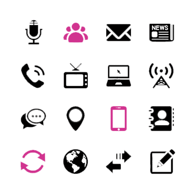 Timeline: Eix cronològic. Evolució dels mitjans de comunicació.