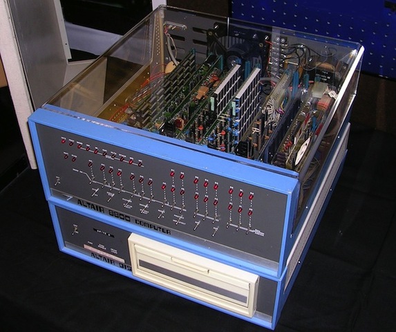 The first personal computer is marketed in kit form
