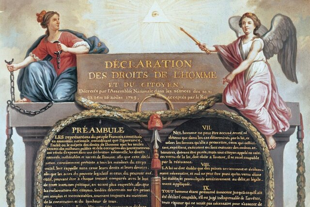 French Declaration of the Rights of Man Approval