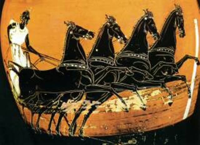 Woman wins Olympic Chariot event