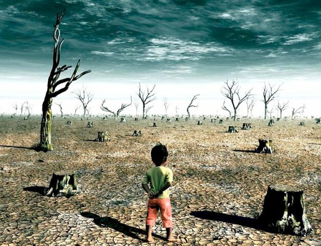 Manifestación de los primeros signos de agotamiento de los recursos naturales