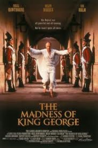 Movie "The Madness of King George" is released