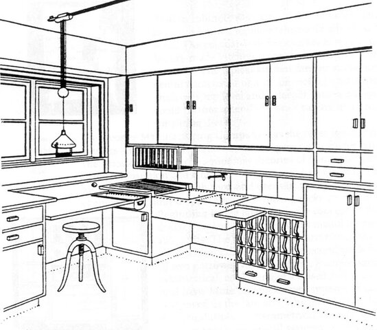 Cocina de Frankfurt de Margarete Schütte-Lihotzky