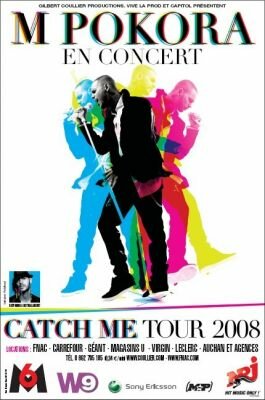 Commence son spectacle "catch me tour"