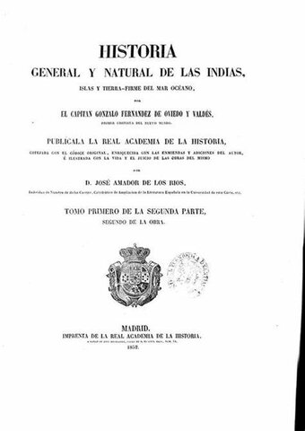 Historia General y Natural de las Indias