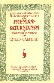 PAUL VERLAINE (POEMAS SATURNIANOS)