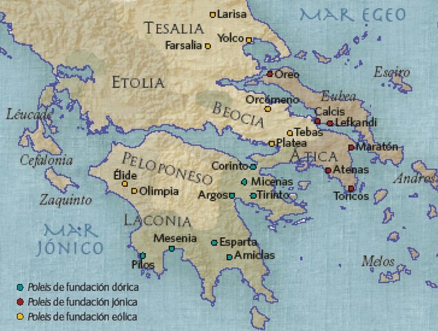 La fundacio de l'antiga Grecia