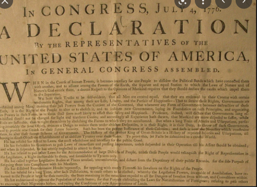 Declaration of Independence