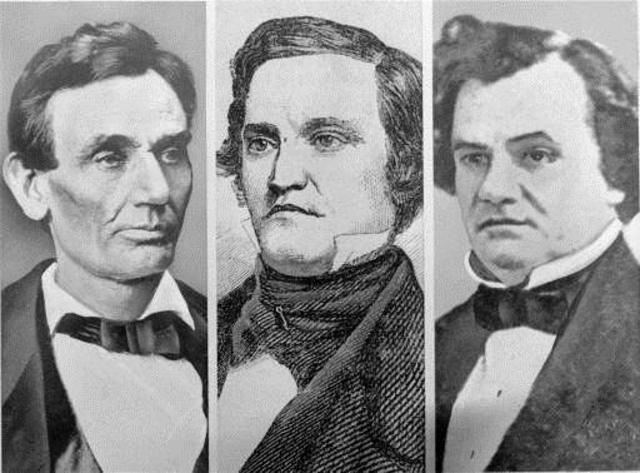 Democrats split in 1860