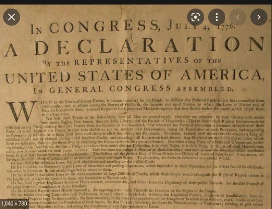 Declaration of Independence