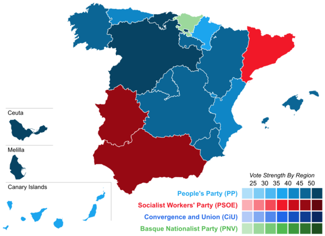 ELECCIONES GENERALES 1996