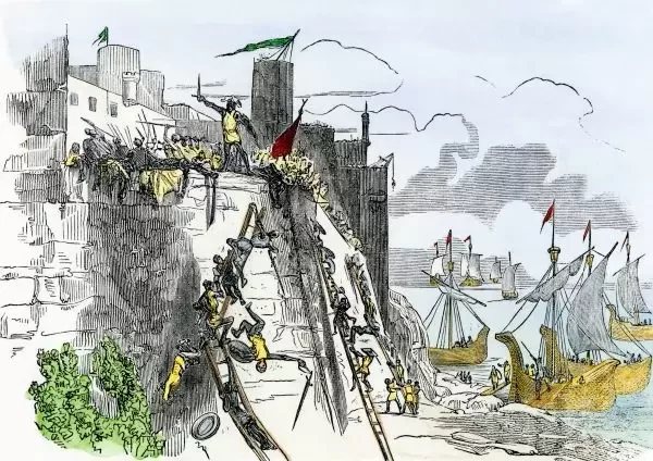 Portuguese capture fortress of Ceuta