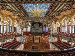 El palau de la música catalana. Barcelona.
