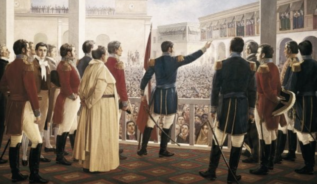 Peru is independent from Spain