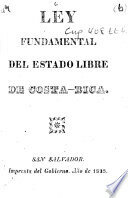 Ley Fundamental del Estado Libre de Costa Rica