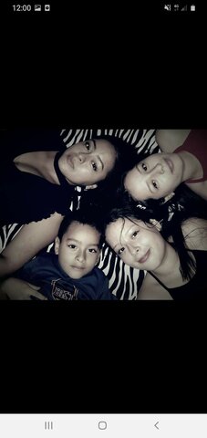 My mom and my brothers