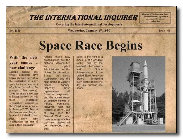Space Race Begins