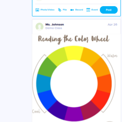 Timeline: Art Color Wheel