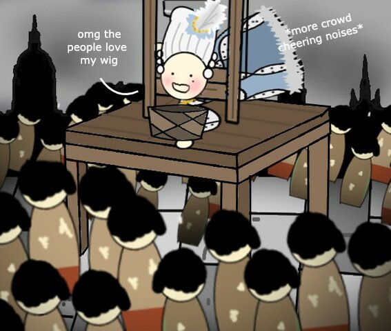 Marie Antoinette is executed