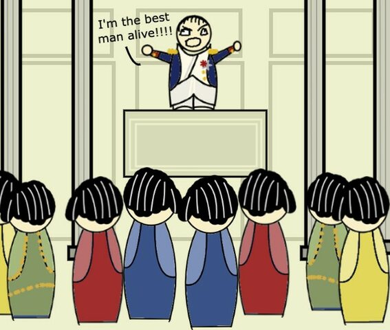 Napoleon leads a successful coup d' etat against the Directory