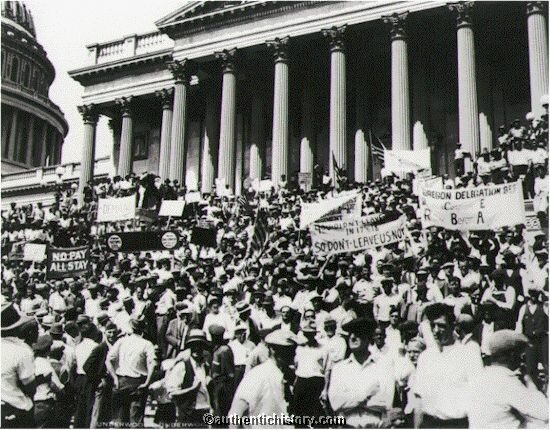 80) Bonus Army March on Washington