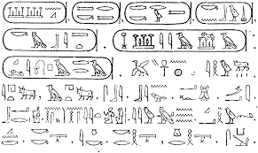 Hieroglyfer och kilskrift
