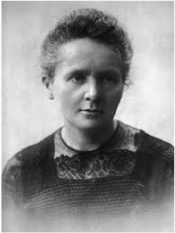 Marie Curie's elemental discoveries